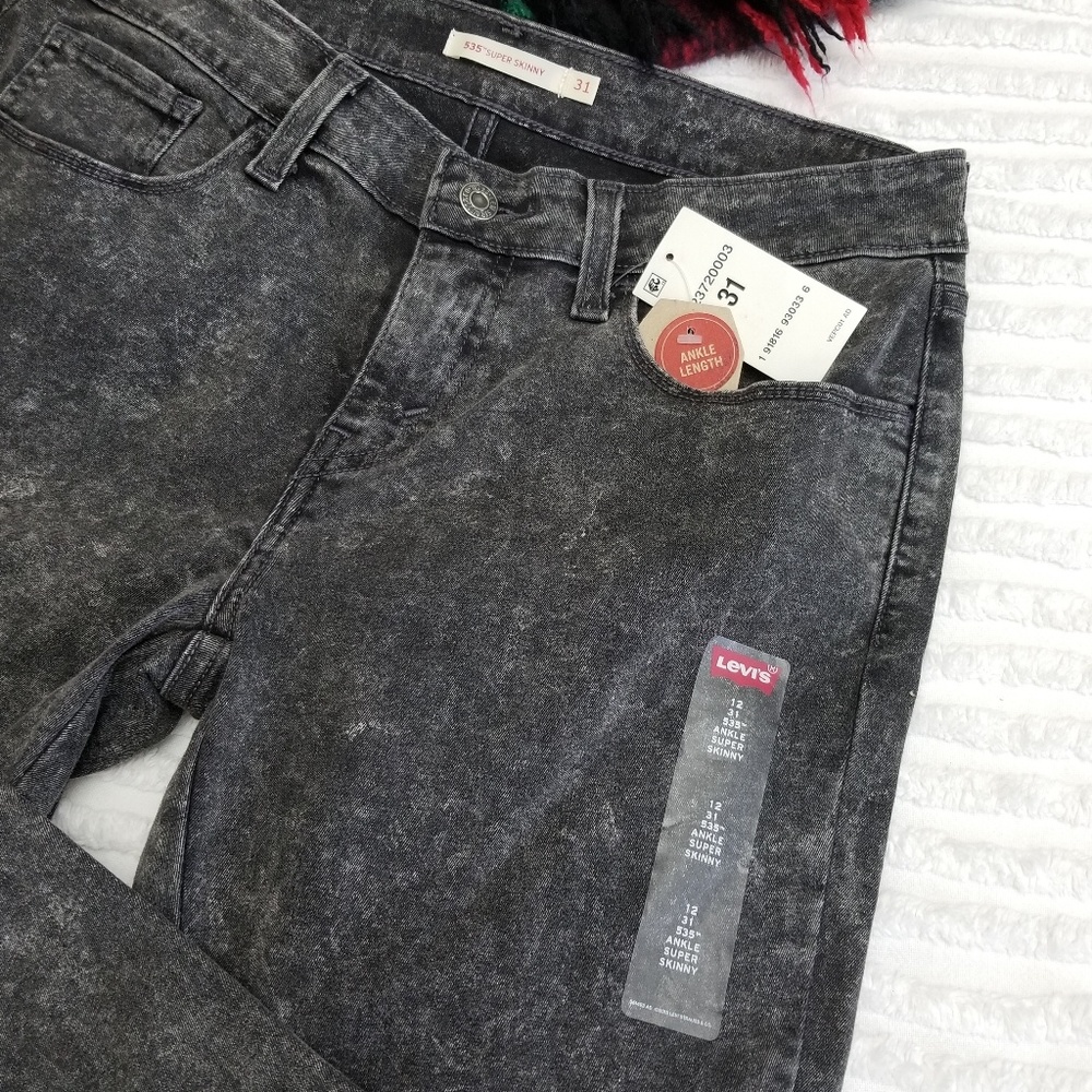 NWT Levi's 535 Ankle Acid Wash Jeans Size 31 - Picture 3 of 7
